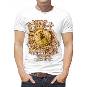  Tricou bărbați Angry beast