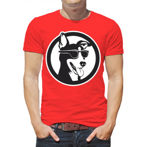  Tricou bărbați Câine cu ochelari. Photo 3