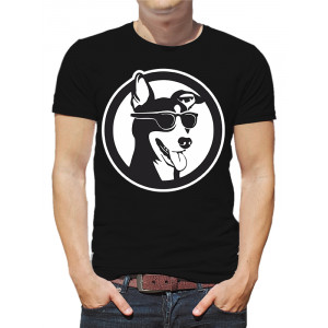  Tricou bărbați Câine cu ochelari. Photo 2