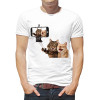 Tricou bărbați Selfie cats