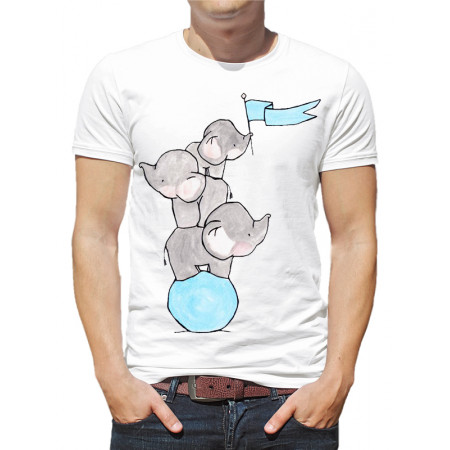  Tricou bărbați Elefanti