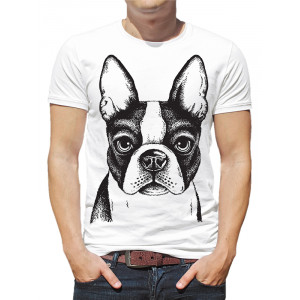  Tricou Bulldog pentru bărbați
