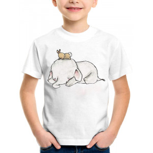  Tricou pentru copii Elefant și iepure