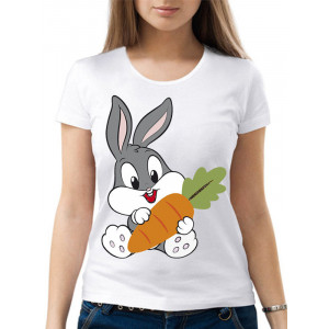  Tricou dama Iepure cu morcov. Photo 2