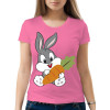  Tricou dama Iepure cu morcov