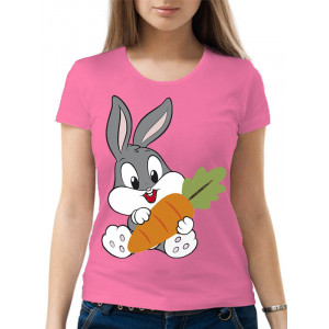  Tricou dama Iepure cu morcov