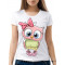  Tricou de damă Owl. Photo 1