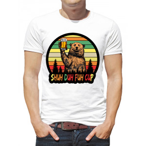  Tricou bărbați Ursul cu bere