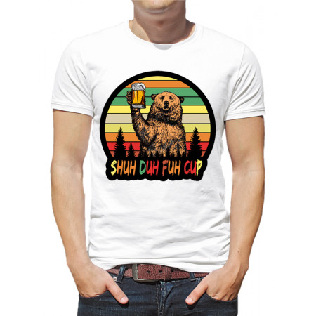  Tricou bărbați Ursul cu bere