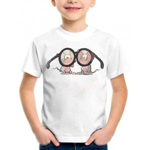  Tricou pentru copii Soareci si ochelari