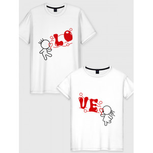  Tricou cuplu Dragoste