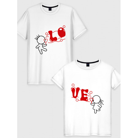  Tricou cuplu Dragoste