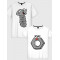  Cuplu tricou Bolt and Nut. Photo 1