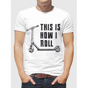  Tricou bărbați Așa mă rostogolesc