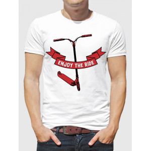  Tricou bărbați Bucură-te de călătorie