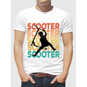  Tricou cu scuter pentru bărbați