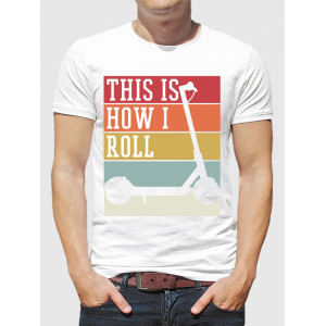  Tricou bărbați Așa mă rostogolesc. Photo 2