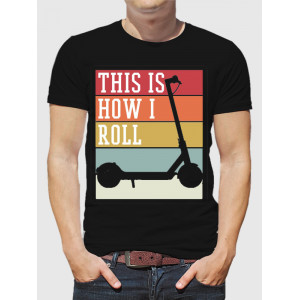  Tricou bărbați Așa mă rostogolesc