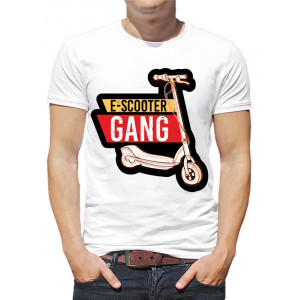  Tricou pentru bărbați E-Scooter Gang