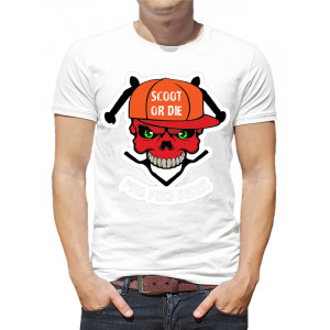  Tricou bărbați Scoot or die. Photo 2