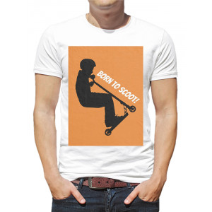 Tricou bărbați Born to scoot!. Photo 2