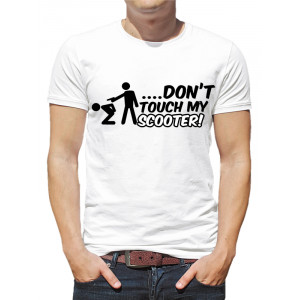  Tricou pentru bărbați Nu-mi atinge scuterul