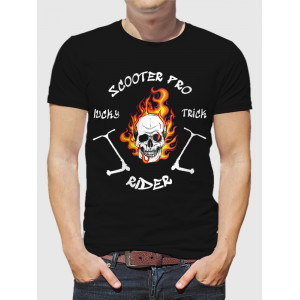  Tricou pentru bărbați Scooter pro rider