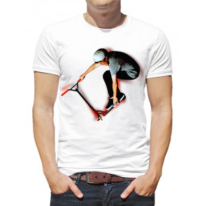  Tricou bărbătesc Cu scuter. Photo 2