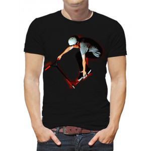  Tricou pentru bărbați Cascoria pe scuter