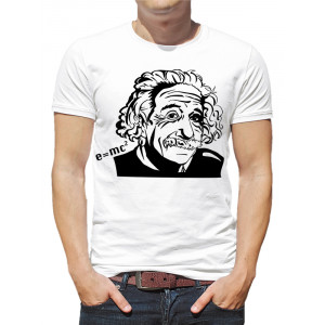  Tricou pentru bărbați Albert Einstein E=mc2