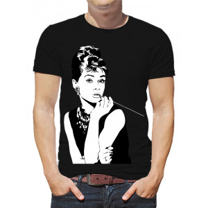  Tricou pentru bărbați Audrey Hepburn
