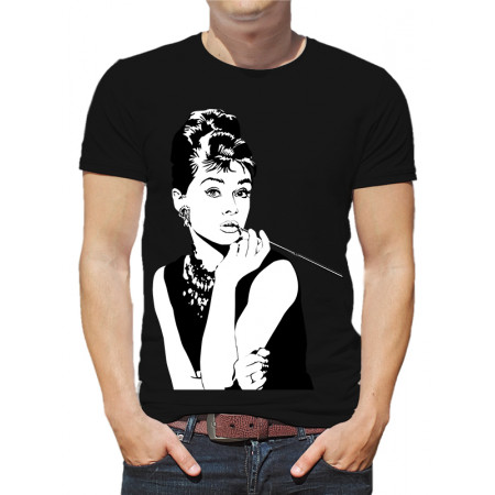  Tricou pentru bărbați Audrey Hepburn