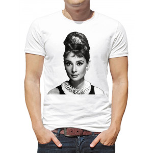  Tricou pentru bărbați Audrey Hepburn