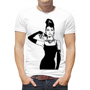  Tricou pentru bărbați Audrey Hepburn