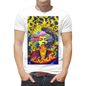  Tricou pentru bărbați Jimi Hendrix (art). Photo 2