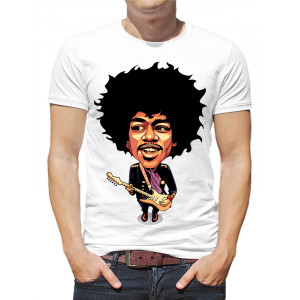  Tricou pentru bărbați Jimi Hendrix (caricatură)