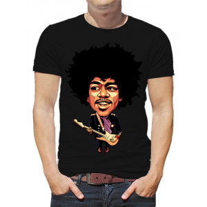  Tricou pentru bărbați Jimi Hendrix (caricatură). Photo 2
