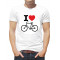  Tricou bărbați „I love the bike”. Photo 1