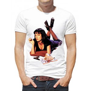  Tricou pentru bărbați Uma Thurman - Pulp Fiction. Photo 2