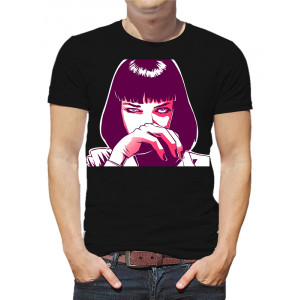  Tricou pentru bărbați Pulp Fiction și Uma Thurman