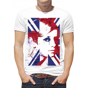  Tricou Twiggy pentru bărbați, steag