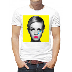  Tricou Twiggy pentru bărbați, lacrimă