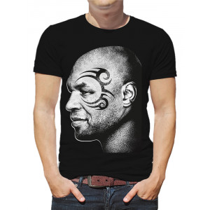  Tricou pentru bărbați Mike Tyson, tatuaj