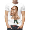  Tricou pentru bărbați Mike Tyson (caricatură)