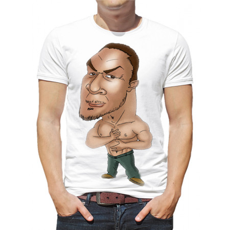  Tricou pentru bărbați Mike Tyson (caricatură)