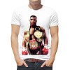  Tricou pentru bărbați Mike Tyson, centură de campionat