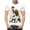  Tricou bărbați Elvis Presley cu un câine