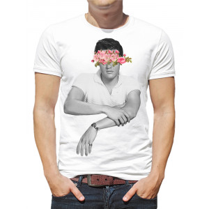  Tricou bărbați Elvis Presley, flori