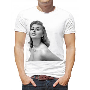  Tricou pentru bărbați Sophia Loren