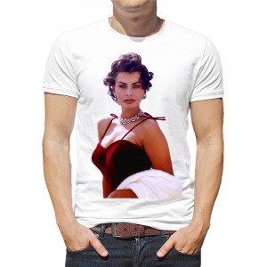  Tricou pentru bărbați Sophia Loren